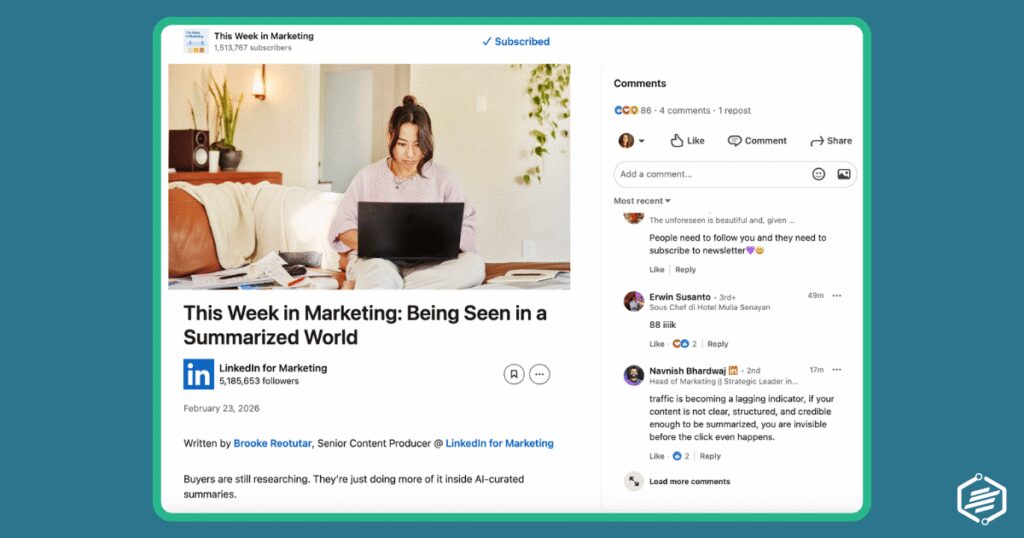 LinkedIn Newsletter