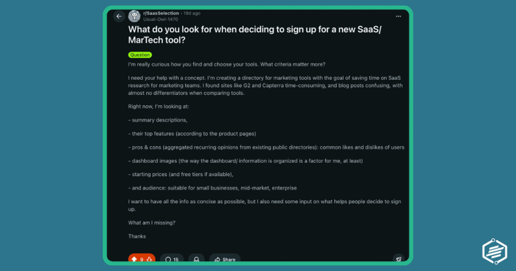 reddit community focus group